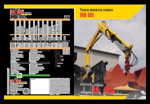 Hydraulické nakládací jeřáby Hyva Crane HB 80 E1