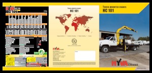 Hydraulické nakládací jeřáby Hyva Crane HC 101X 