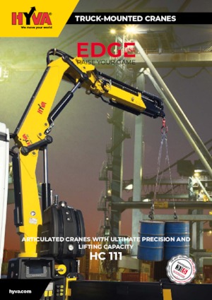 Hydraulické nakládací jeřáby Hyva Crane HC 111 E3