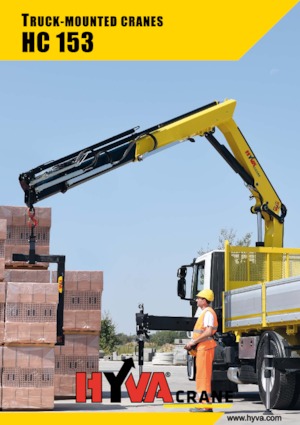 Hydraulické nakládací jeřáby Hyva Crane HC 153 E6