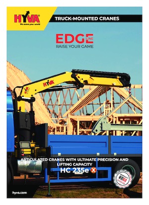 Hydraulické nakládací jeřáby Hyva Crane HC 235e X E6 