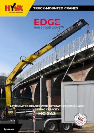 Hydraulické nakládací jeřáby Hyva Crane HC 243 E6 J2 