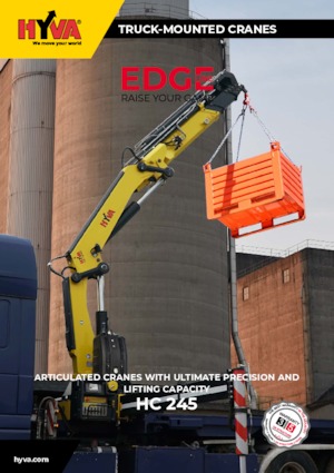 Hydraulické nakládací jeřáby Hyva Crane HC 245 E8 