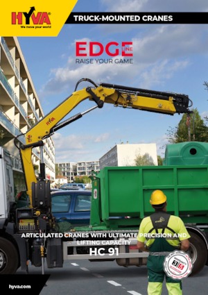 Hydraulické nakládací jeřáby Hyva Crane HC 91 E4