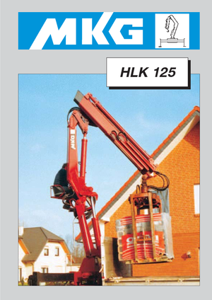 Hydraulické nakládací jeřáby MKG HLK 125 a2