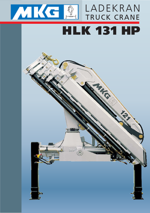 Hydraulické nakládací jeřáby MKG HLK 131 HP a1