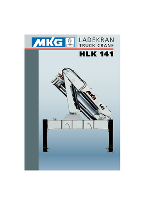 Hydraulické nakládací jeřáby MKG HLK 141 a6