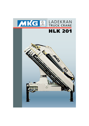 Hydraulické nakládací jeřáby MKG HLK 201 HP a1