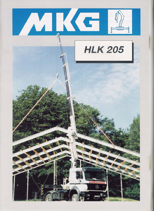 Hydraulické nakládací jeřáby MKG HLK 205 a2