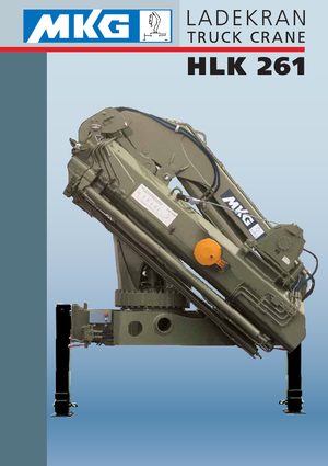Hydraulické nakládací jeřáby MKG HLK 261 a7 