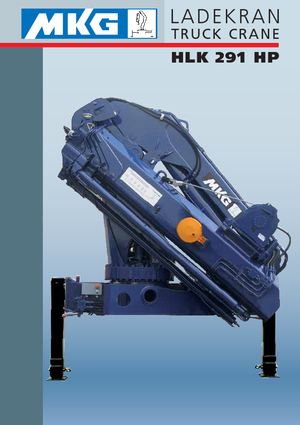 Hydraulické nakládací jeřáby MKG HLK 291 HP a8 
