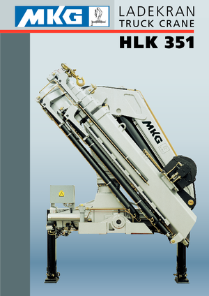 Hydraulické nakládací jeřáby MKG HLK 351 a3