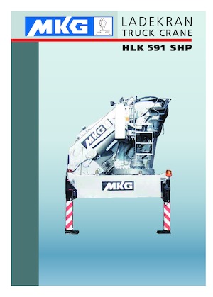 Hydraulické nakládací jeřáby MKG HLK 591 SHP a2 