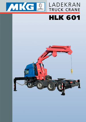 Hydraulické nakládací jeřáby MKG HLK 601 a2