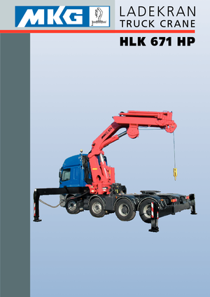 Hydraulické nakládací jeřáby MKG HLK 671 HP a5
