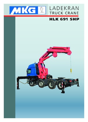 Hydraulické nakládací jeřáby MKG HLK 691 SHP a2 