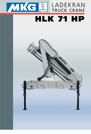 Hydraulické nakládací jeřáby MKG HLK 71 HP a2 