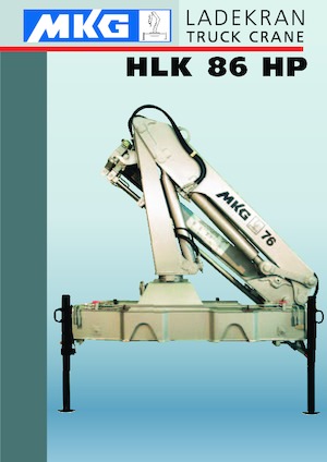 Hydraulické nakládací jeřáby MKG HLK 86 HP a2