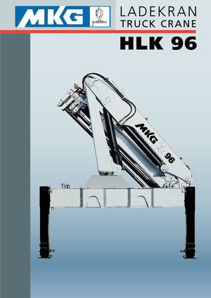 Hydraulické nakládací jeřáby MKG HLK 96 a2 