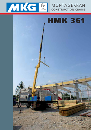 Hydraulické nakládací jeřáby MKG HMK 361 a3 L