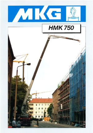Hydraulické nakládací jeřáby MKG HMK 750 Ta3-a2