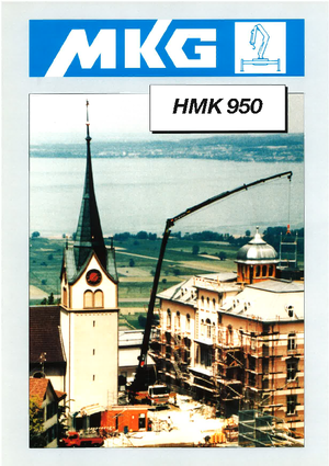Hydraulické nakládací jeřáby MKG HMK 950 Ta3-a3