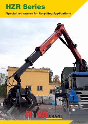 Hydraulické nakládací jeřáby Hyva Crane HZR100 L0 