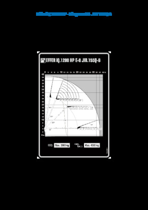 Hydraulické nakládací jeřáby Effer IQ.1200 HP E8