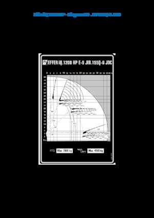 Hydraulické nakládací jeřáby Effer IQ.1200 HP E9