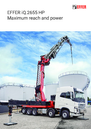 Hydraulické nakládací jeřáby Effer iQ.2655 HP E-7