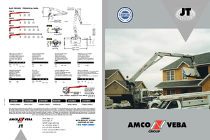 Hydraulické nakládací jeřáby Amco Veba JT 250-1 S