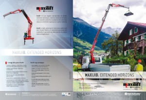 Hydraulické nakládací jeřáby Maxilift ML 380.4H