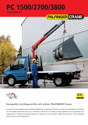Hydraulické nakládací jeřáby Palfinger PC 2700 B