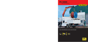 Hydraulické nakládací jeřáby Palfinger PK 10000 C