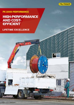 Hydraulické nakládací jeřáby Palfinger PK 10000 B