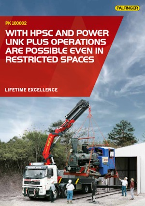 Hydraulické nakládací jeřáby Palfinger PK 100002 HPLS H