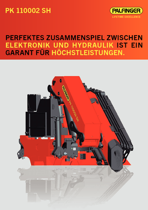 Hydraulické nakládací jeřáby Palfinger PK 110002 SH H