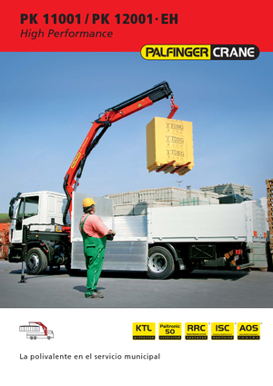 Hydraulické nakládací jeřáby Palfinger PK 12001 EH C
