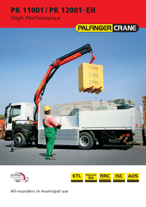 Hydraulické nakládací jeřáby Palfinger PK 12001 EH C