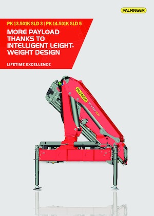 Hydraulické nakládací jeřáby Palfinger PK 14.501K SLD 5