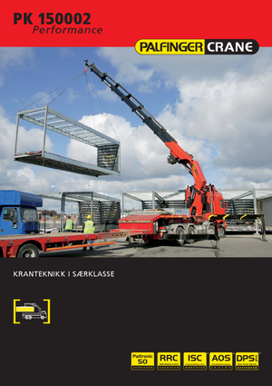 Hydraulické nakládací jeřáby Palfinger PK 150002 HPLS E