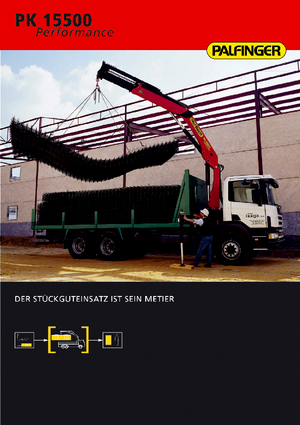 Hydraulické nakládací jeřáby Palfinger PK 15500 C
