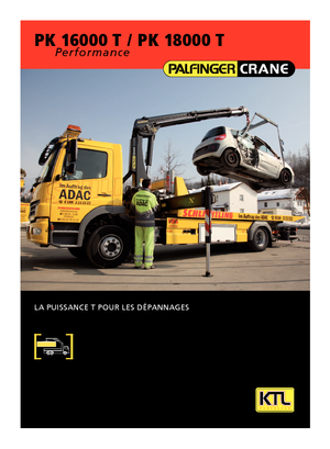 Hydraulické nakládací jeřáby Palfinger PK 18000 TC  HPLS