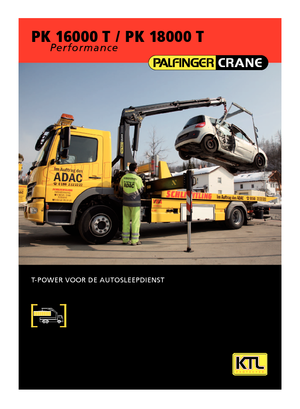 Hydraulické nakládací jeřáby Palfinger PK 18000 TC  HPLS