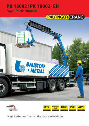 Hydraulické nakládací jeřáby Palfinger PK 18002-EH E