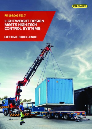 Hydraulické nakládací jeřáby Palfinger PK 165.002 TEC 7 H 