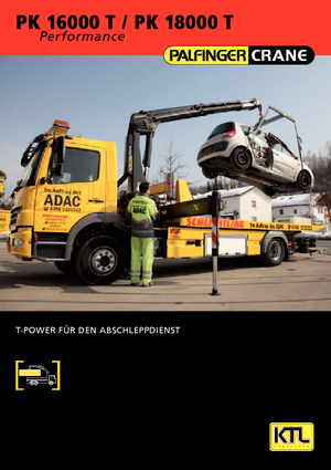 Hydraulické nakládací jeřáby Palfinger PK 18000 TC  HPLS