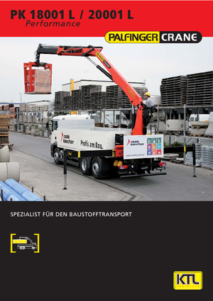 Hydraulické nakládací jeřáby Palfinger PK 18001 LAH 4