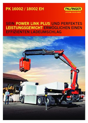Hydraulické nakládací jeřáby Palfinger PK 18002-EH E