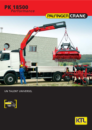 Hydraulické nakládací jeřáby Palfinger PK 18500 A
